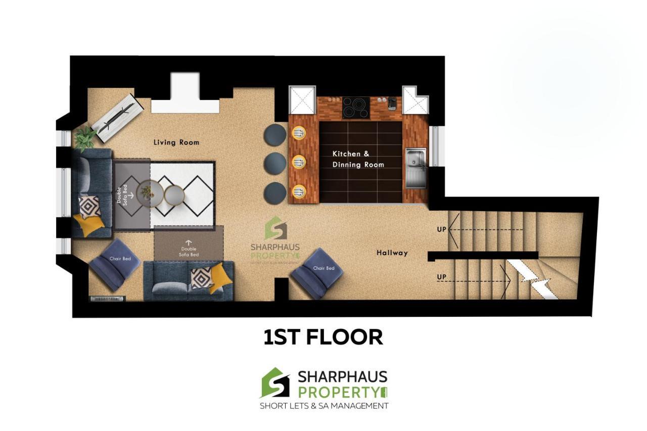 Charming Luxury 3Bed Apartment In A Prime Location By Sharphaus Short Lets & Serviced Accommodation Management Brighton Exterior foto